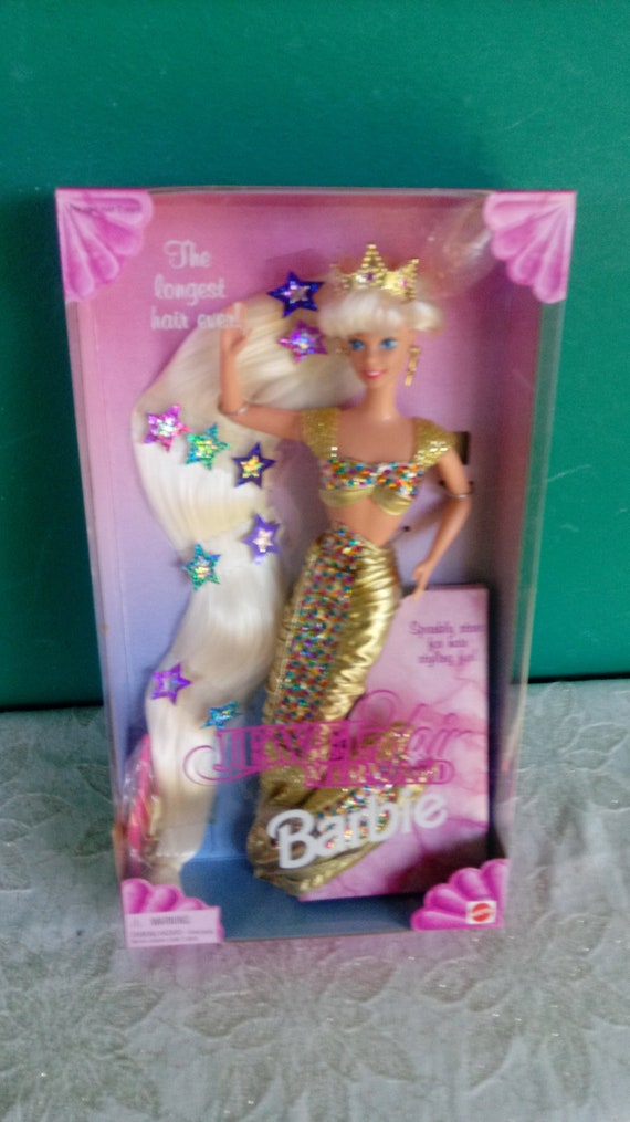 pink hair mermaid barbie