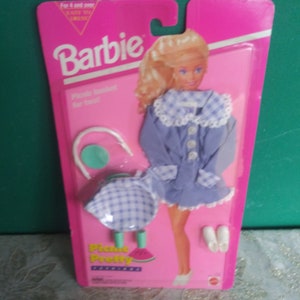 Mattel Barbie Picnic Pretty, Barbie Doll Clothes, Vintage 1990&#39;s Barbie Doll Clothes