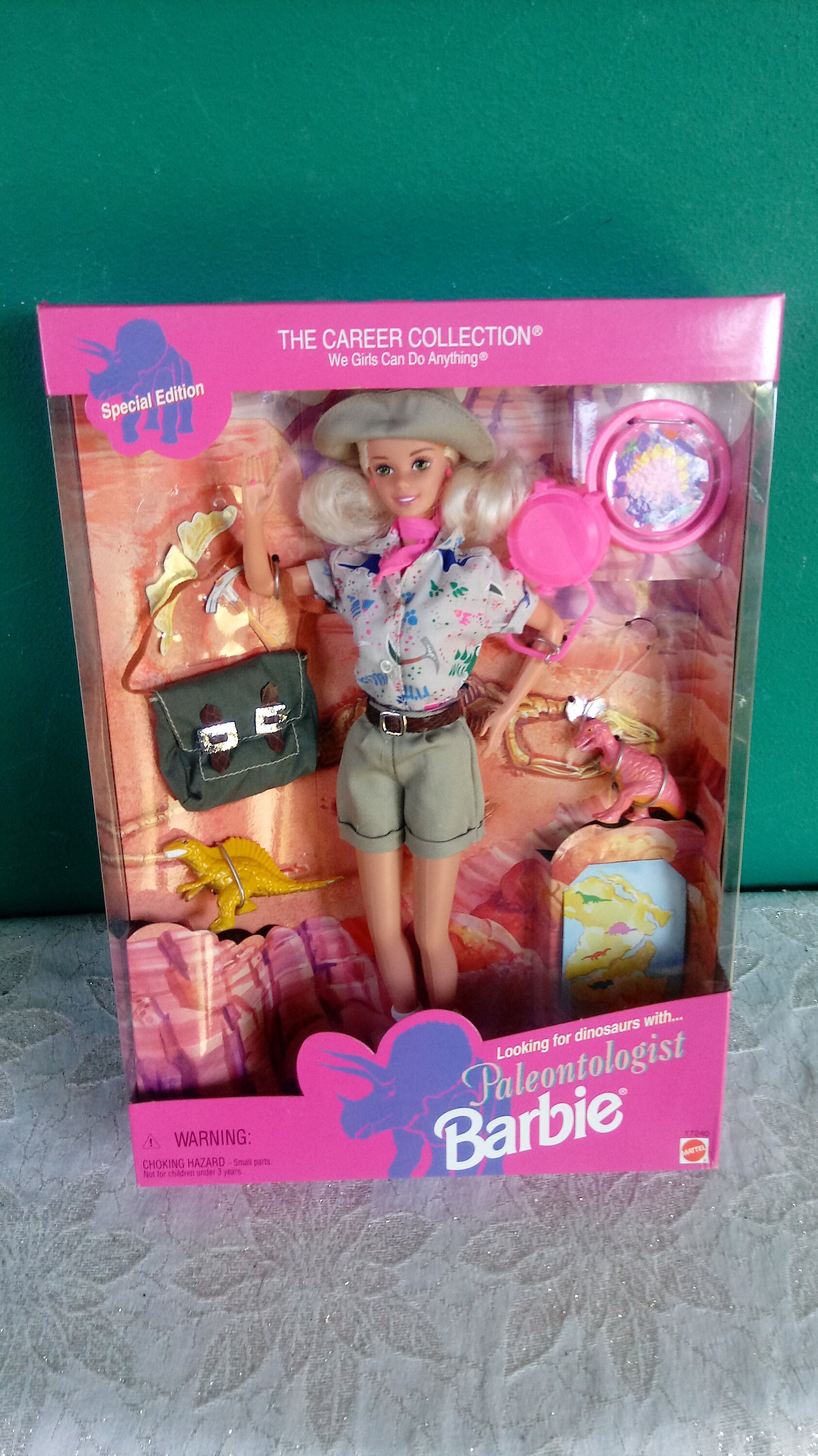 barbie paleontologist doll