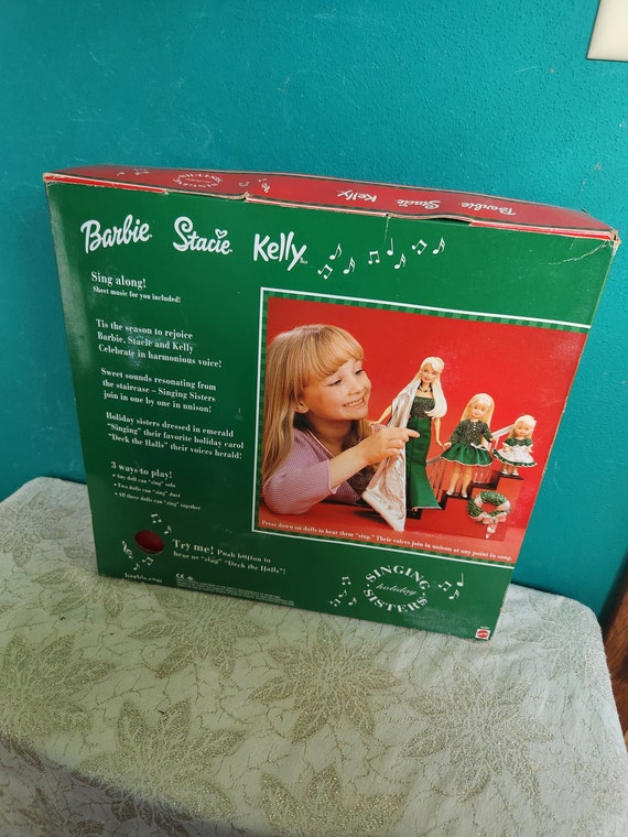 Set regalo natalizio Mattel Le tre bambole delle sorelle cantanti Barbie Stacie e Kelly Etsy Italia
