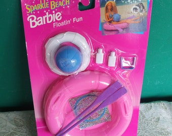 Mattel Sparkle Beach Floatin Fun Set Vintage Barbie