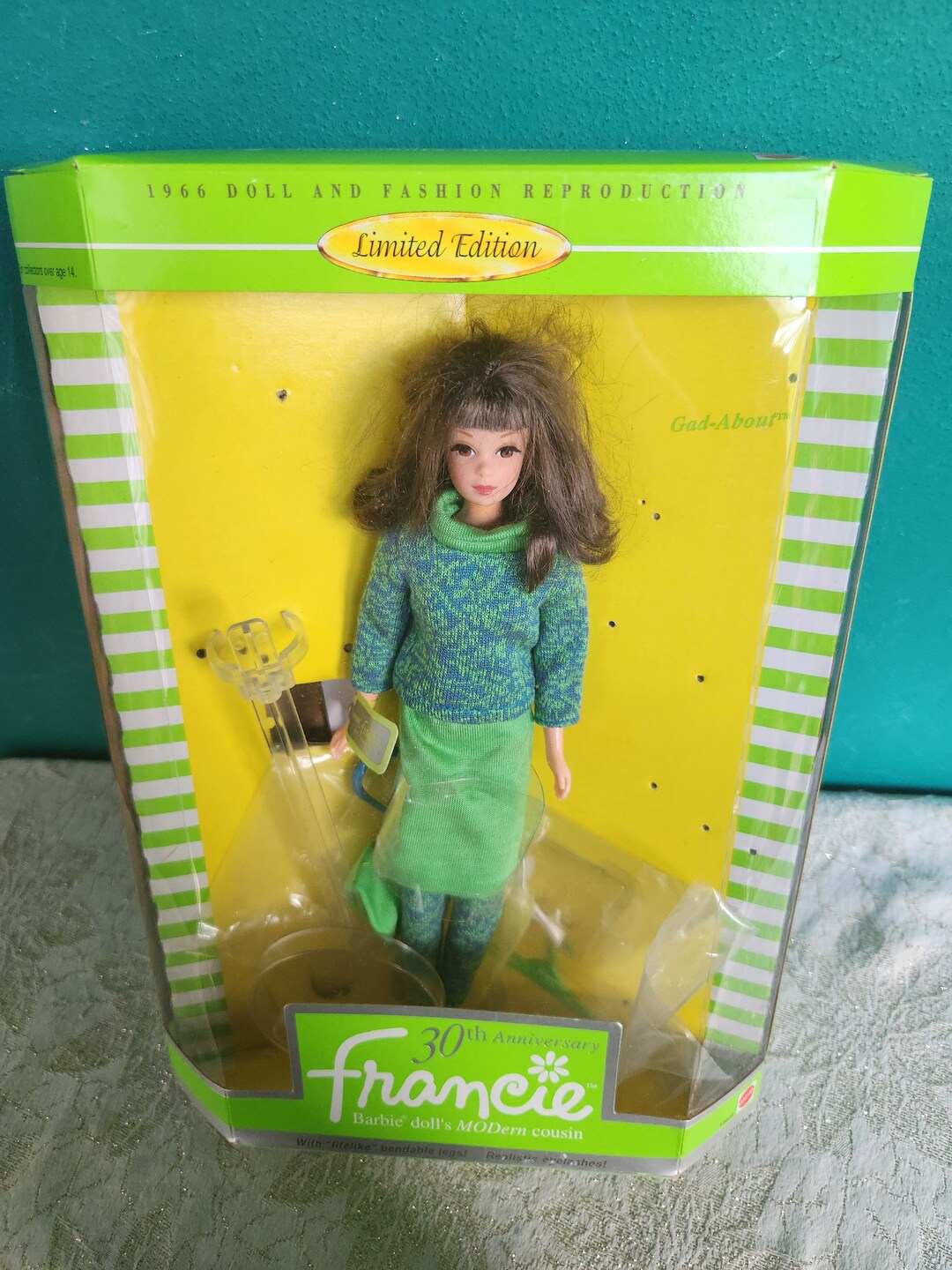 Vintage Barbie Francie Reproduction Wearing #1250 Gad About