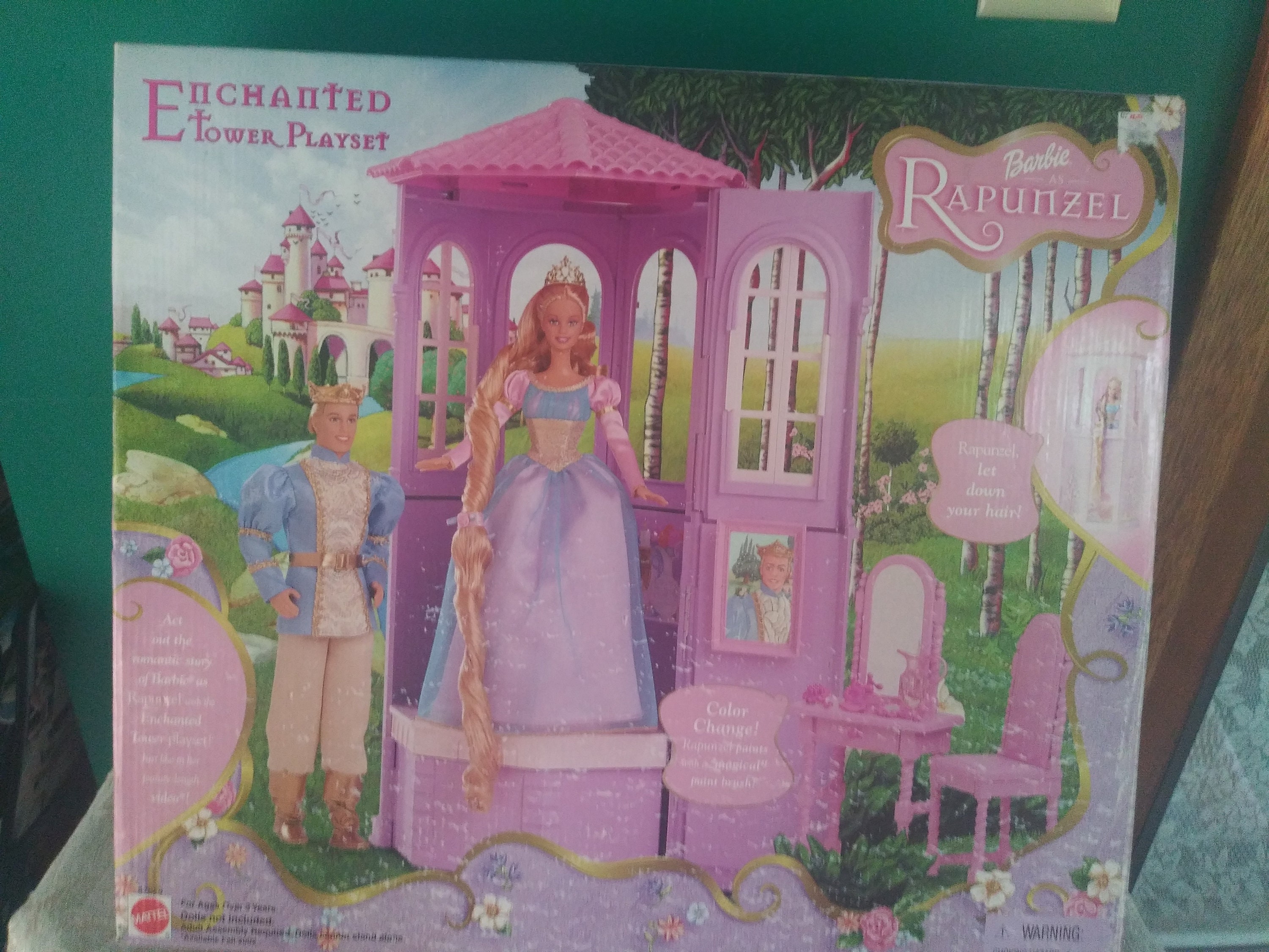 Mattel Enchanted Tower Playset Vintage Enchanted Rapunzel Playset Etsy
