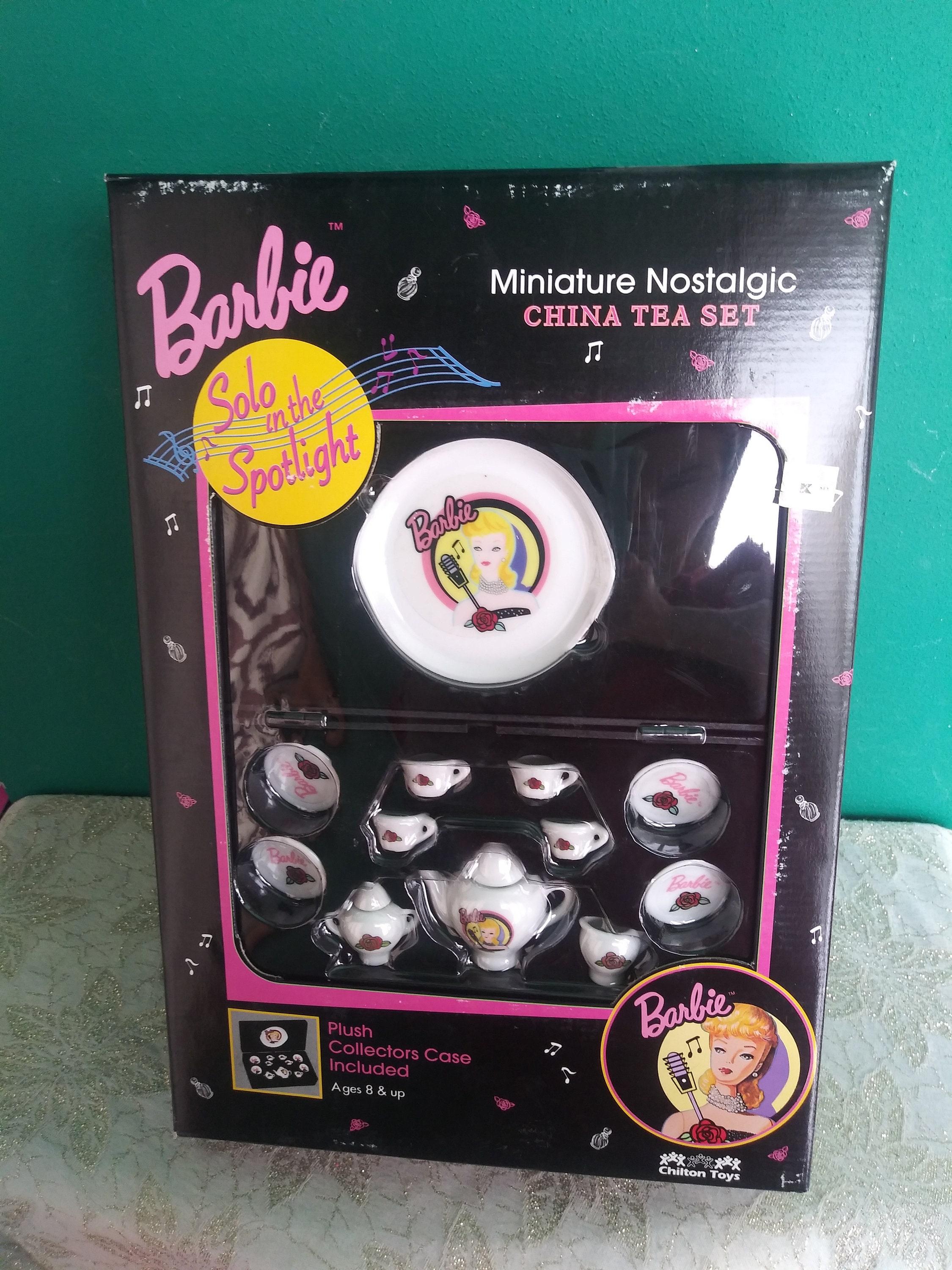 Barbie Miniature Solo in the Sporlight China Tea Set Etsy Sweden