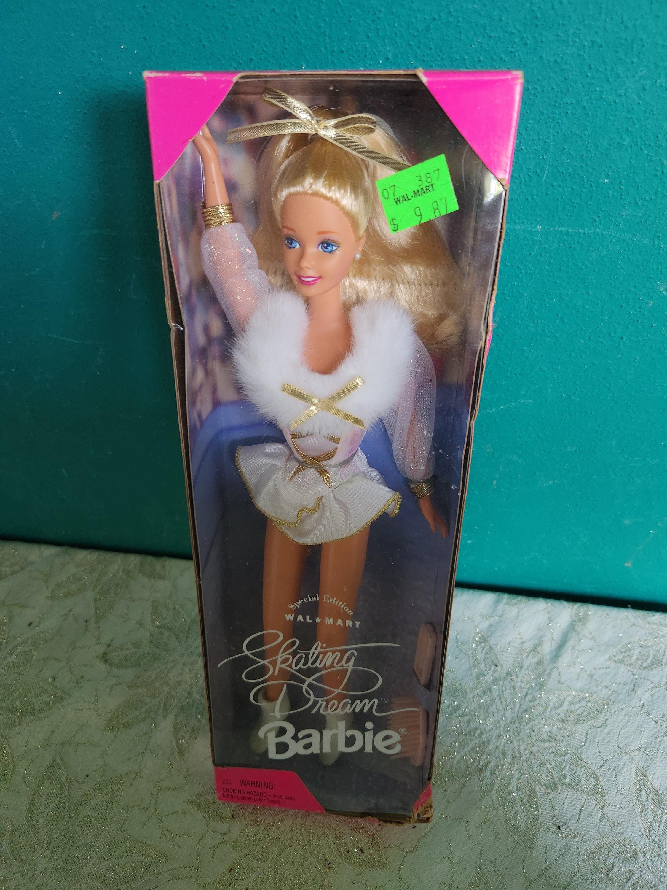 Mattel Skating Dream Barbie Doll vintage Walmart Special Edition New in box