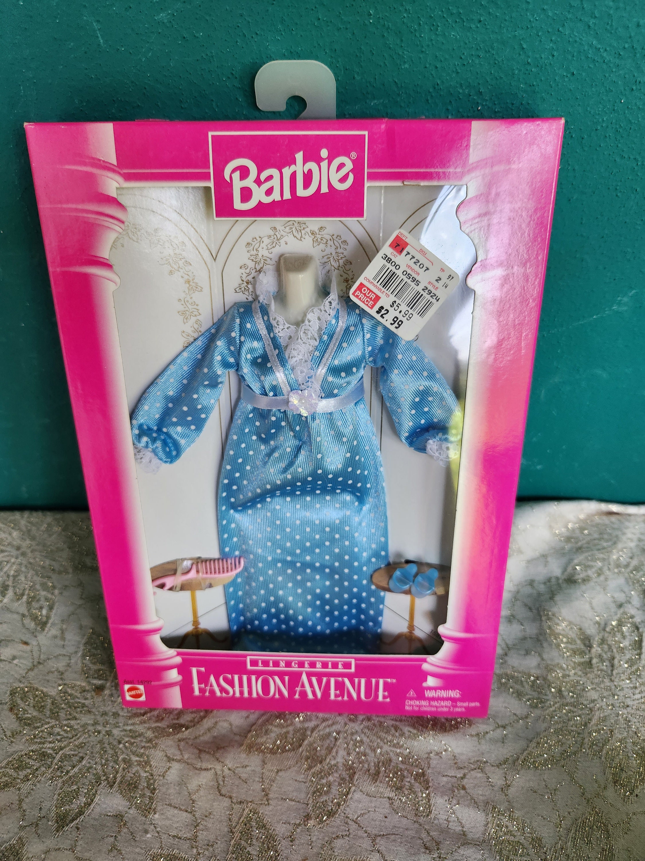 Buy Mattel Vintage Fashion Avenue Lingerie Vintage Barbie Clothes