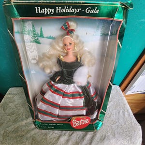 Mattel Barbie Doll, Gala Świąteczna, Edycja Specjalna, Lalka Barbie na Święta