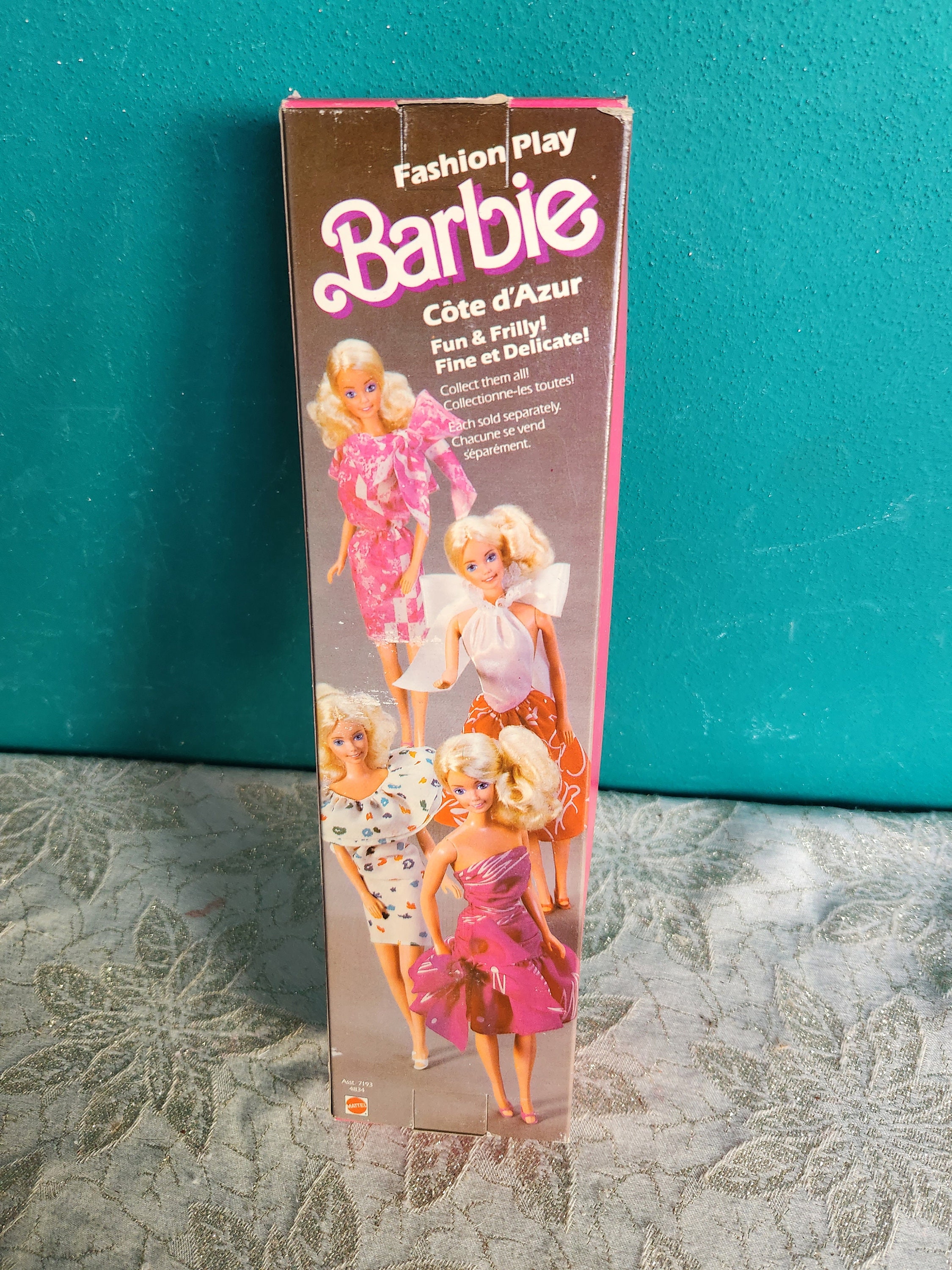 Original barbie 80s estilo baile de formatura retro collectible