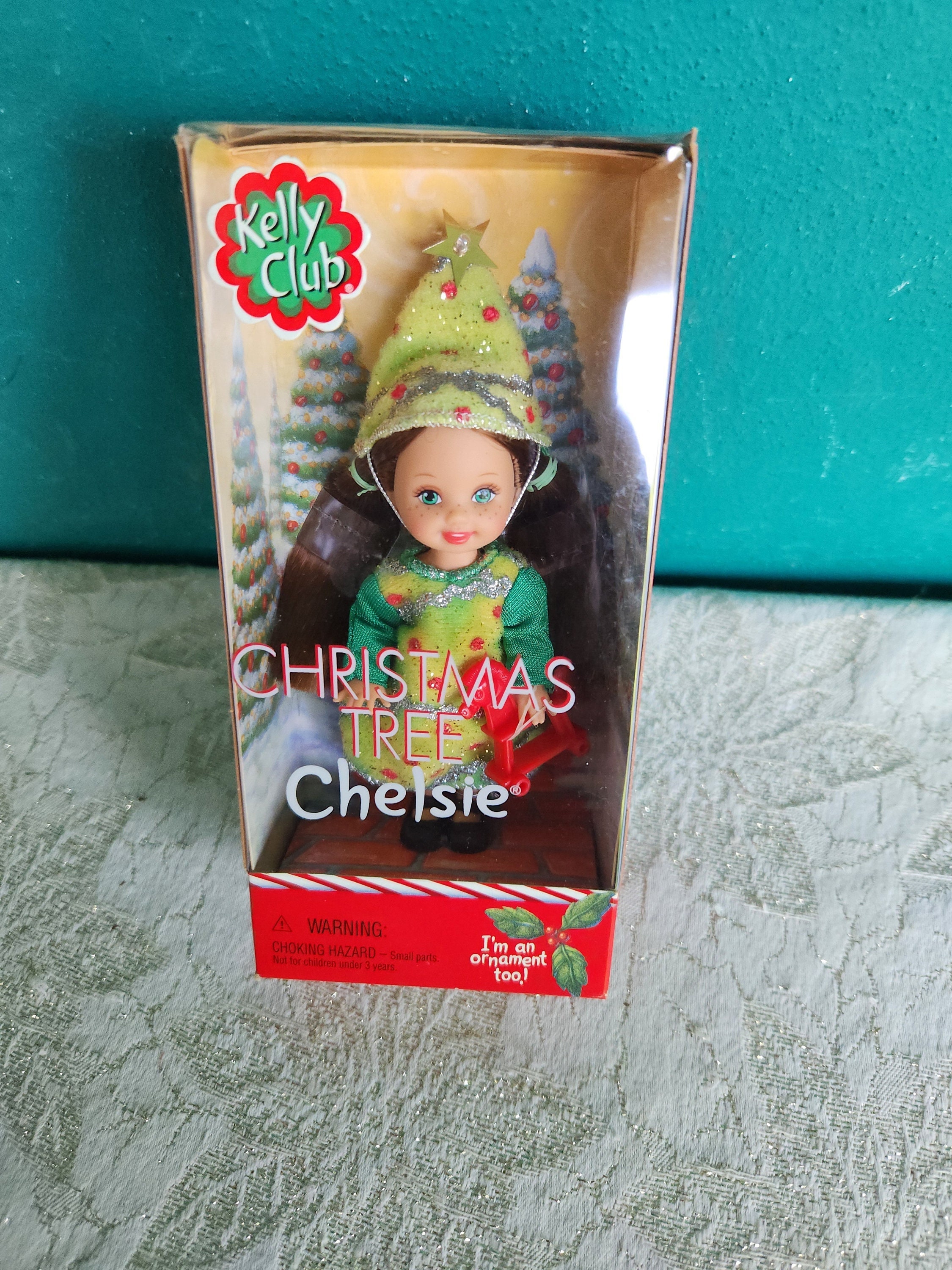 Mattel Vintage Happy Holidays Kelly Doll Christmas Tree Chelsie