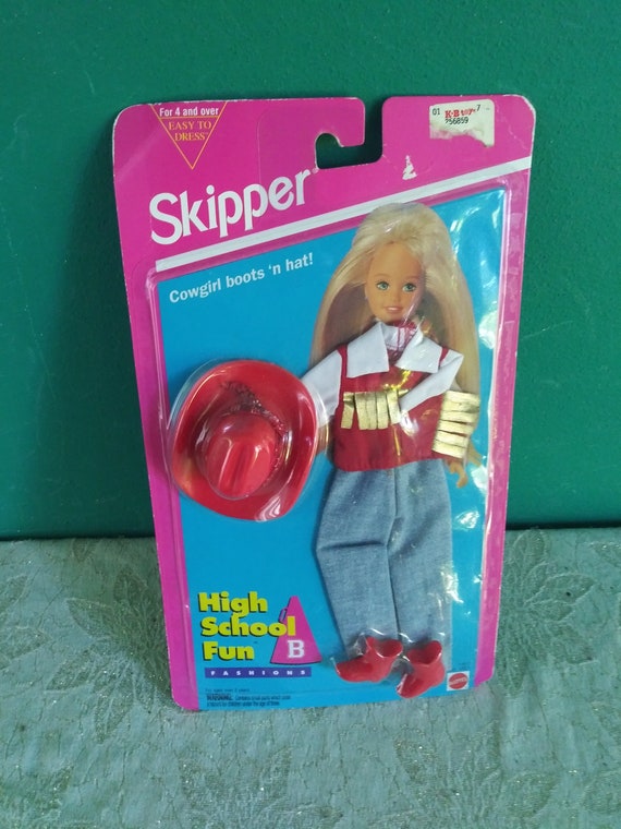 Mattel Barbie Dolls Clothes, New in Package Skipper Doll Clothes, High  School Skipper Clothes 