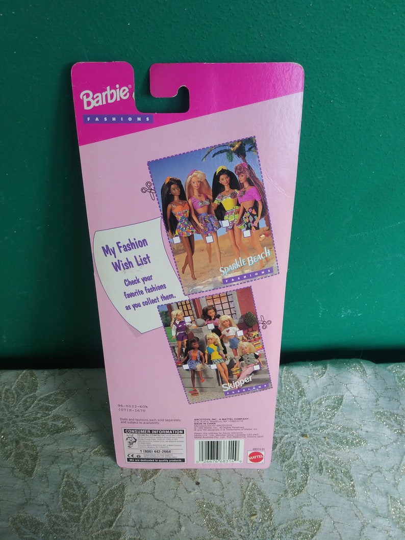 Mattel Sparkle Beach Barbie Clothes Vintage Barbie Doll - Etsy