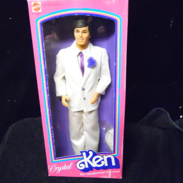Mattel Vintage 1983 Crystal Ken Barbie Doll