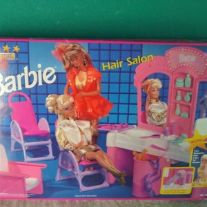 barbie hair salon 90s