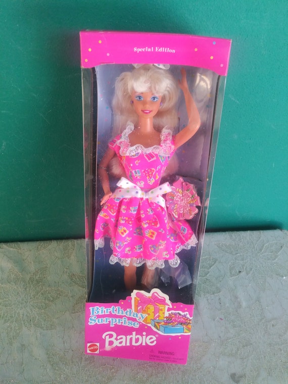 Cumulatief Masaccio Varken Mattel 1996 Vintage Birthday Surprise Barbie Doll - Etsy