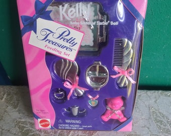 Barbie/ Pretty Treasures/ Baby Feeding Set/ Mini Accessories/ New in Box/