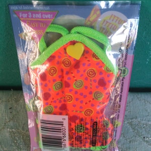 Mattel Vintage Sweet &#39;n Pretty Barbie Fashion Clothes Tutti Frutti Scent Neon Orange Green Outfit Vintage Barbie Clothes