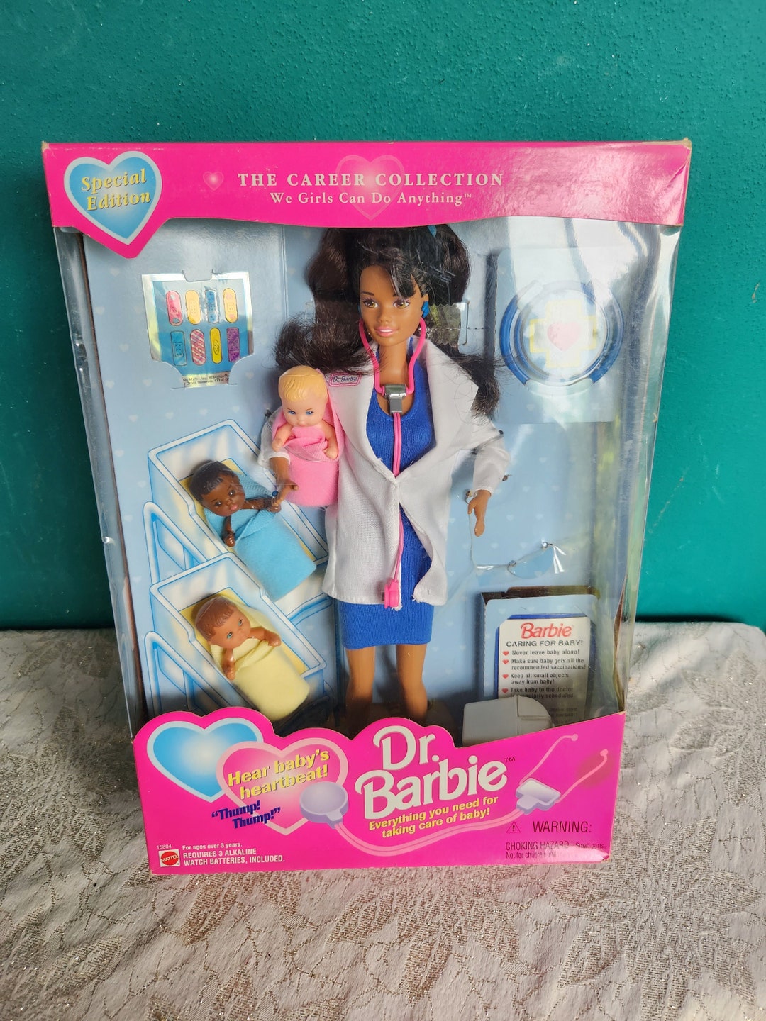 Dr. Barbie Doll w Baby Dolls Special Edition Career Collection