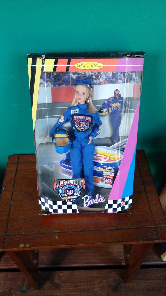 50th anniversary nascar barbie collector edition worth