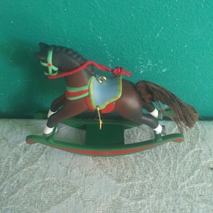 Hallmark Keepsake Ornament Rocking Horse Christmas Ornament