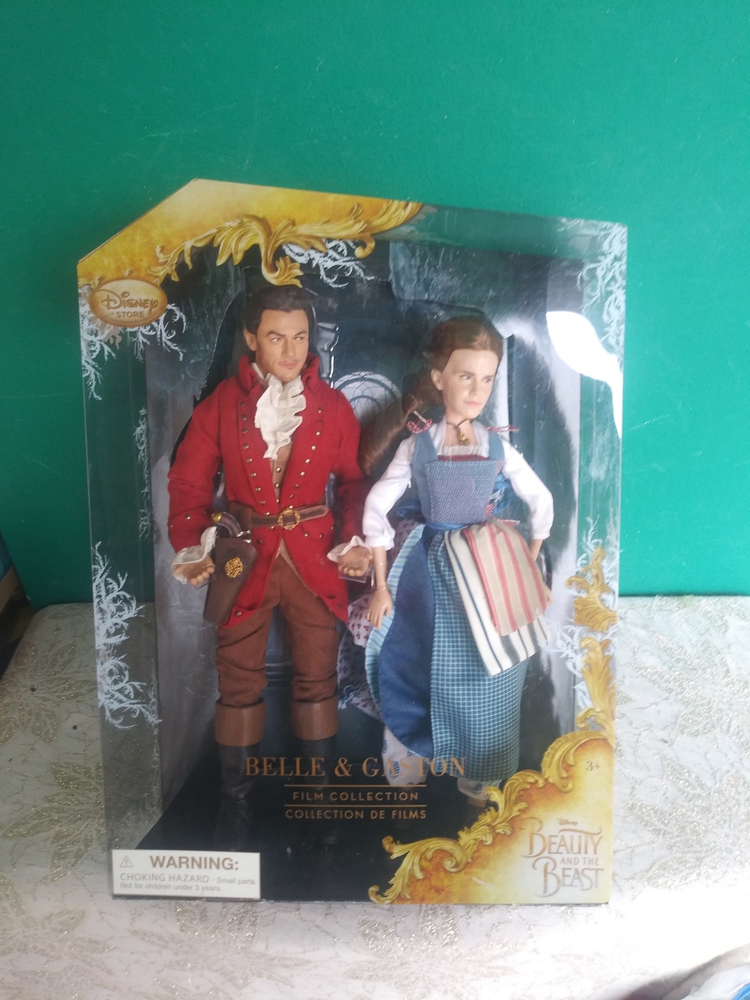 Disney Store Beauty and the Beast Belle Gaston Doll Set New Live Action Etsy