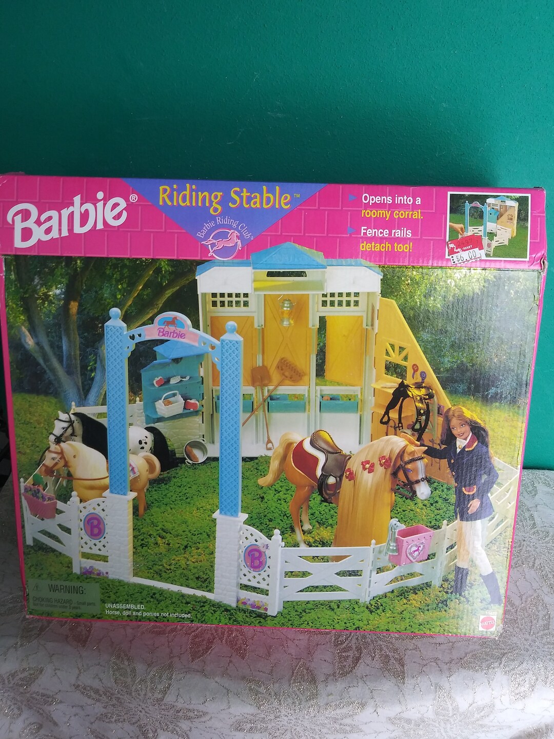 Mattel Riding Stable Barbie Horse Stable Etsy