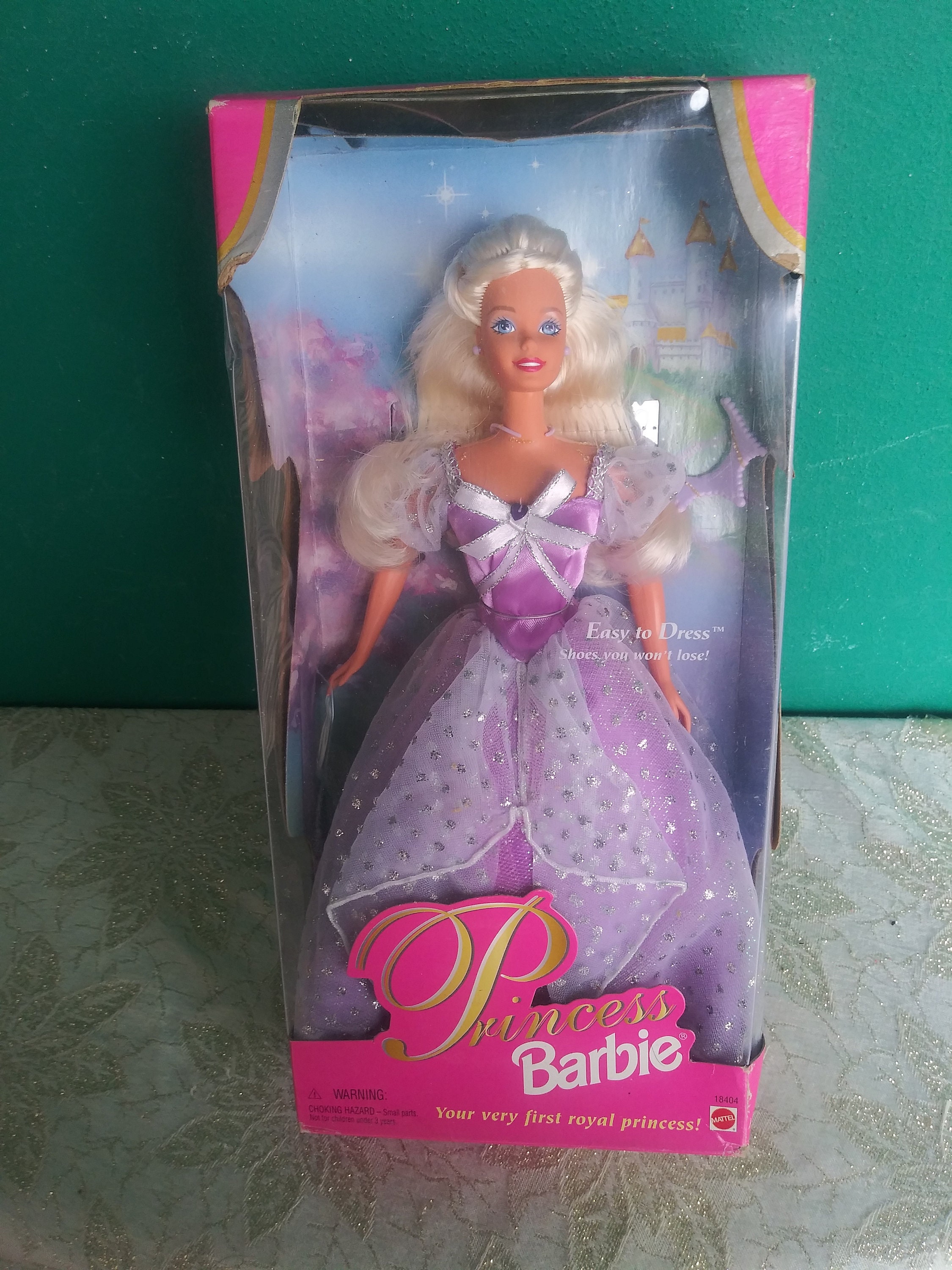 Mattel Barbie Princess Purple Vintage Princess Etsy
