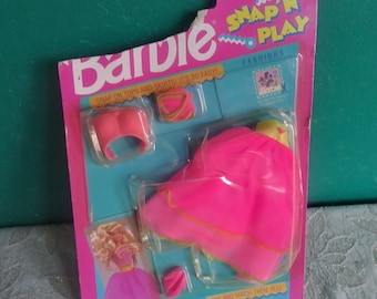 Mattel Snap and Play Barbie Doll Clothes