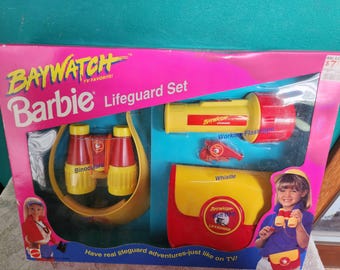 Mattel Vintage, Baywatch Lifeguard Barbie Vintage Barbie Lifeguard Set