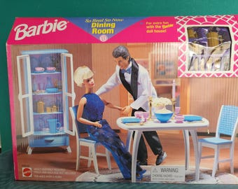 Mattel Barbie So Real So Now Dining Room Playset