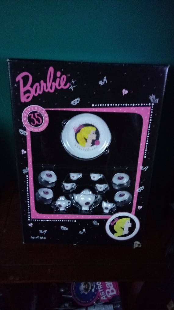 barbie tea set 1996