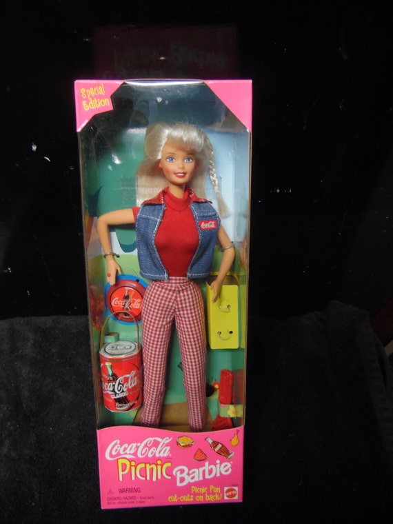 barbie coca cola picnic special edition doll 1997