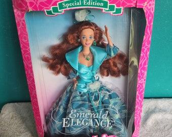 1994年バービーBarbieエメラルドエレガンス限定ヴィンテージ ドレス Mattel Emerald Elegance Barbie Doll Vintage - Etsy