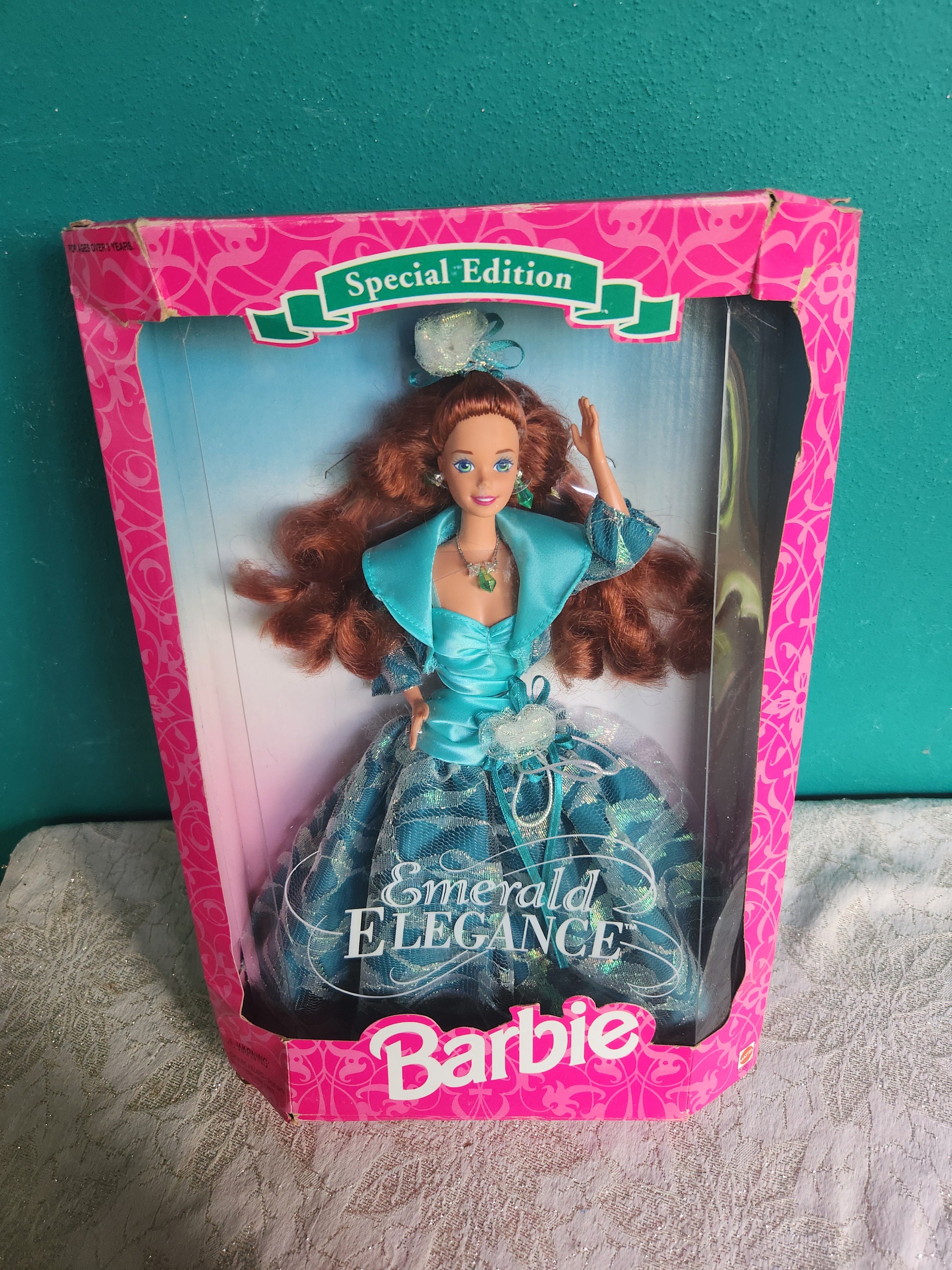 1994年バービーBarbieエメラルドエレガンス限定ヴィンテージ  ドレス Mattel Emerald Elegance Barbie Doll Vintage - Etsy