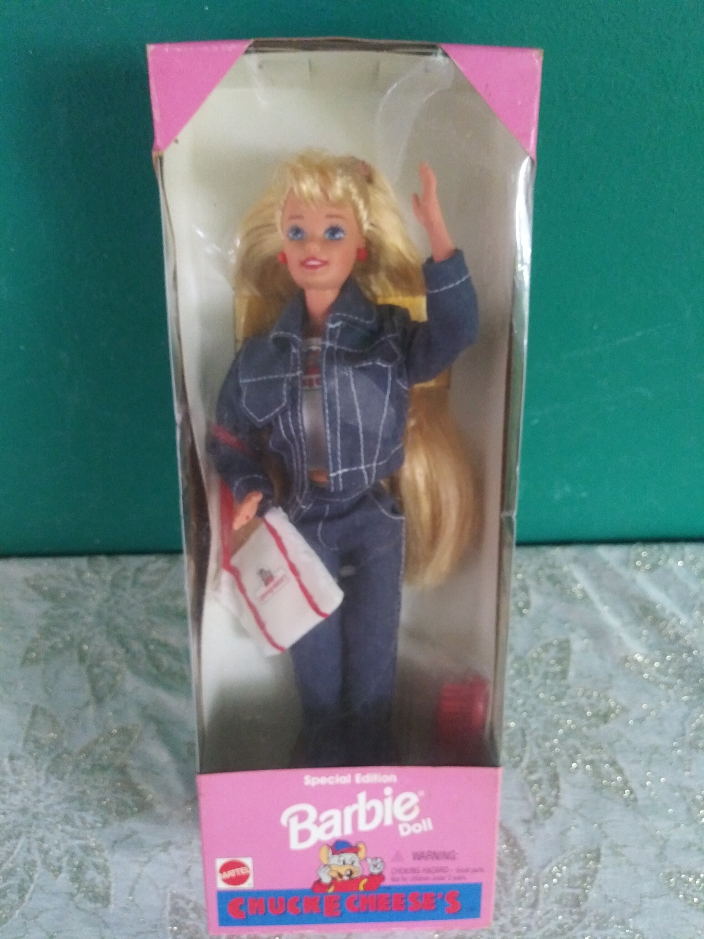 Accountant schoolbord Snazzy Mattel Barbie Doll Chuck E Cheese Barbie Doll 1995 - Etsy