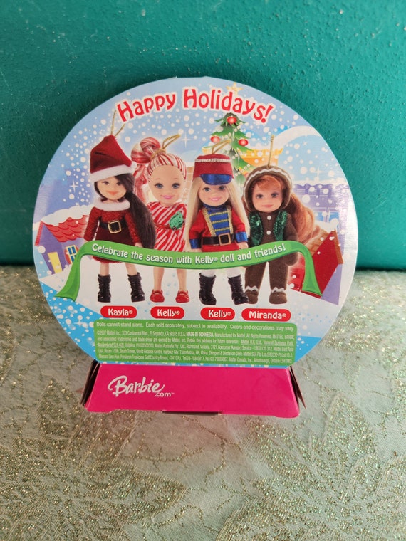 Mattel Vintage Happy Holidays Kelly Doll Ornament Kelly Doll