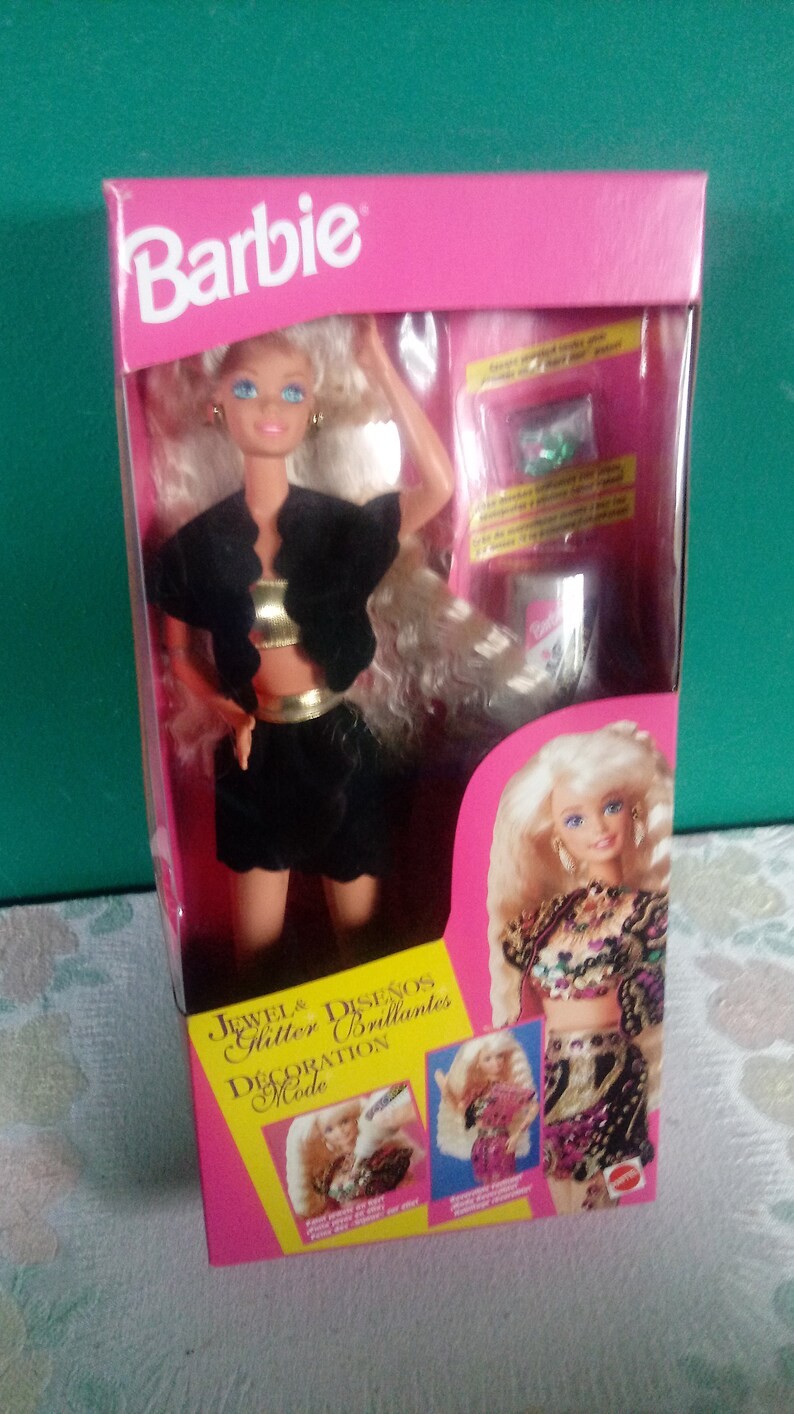 glitter barbie doll