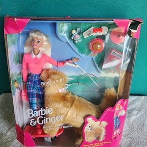 Barbie and ginger dog sale