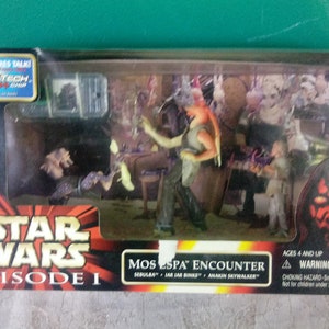 Star Wars Episode 1 – 1999 Star Wars Episode I Mos Espa Encounter Sebulba Jar Jar Binks Anakin Commtech