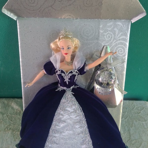 Mattel 1999 Holiday Barbie Princess No Box Millennium Barbie