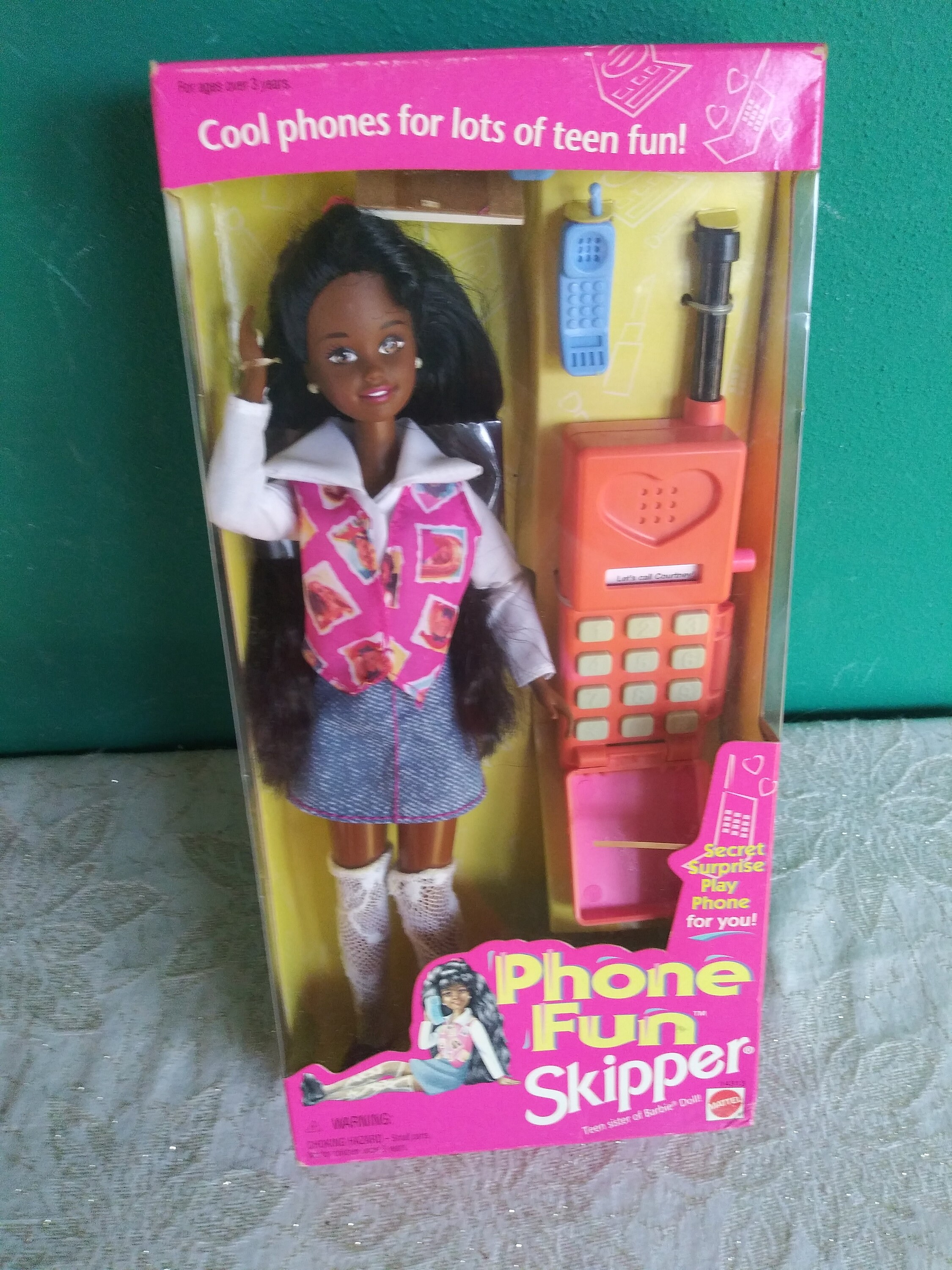 Mattel Phone Fun Skipper African American Doll Special Edition