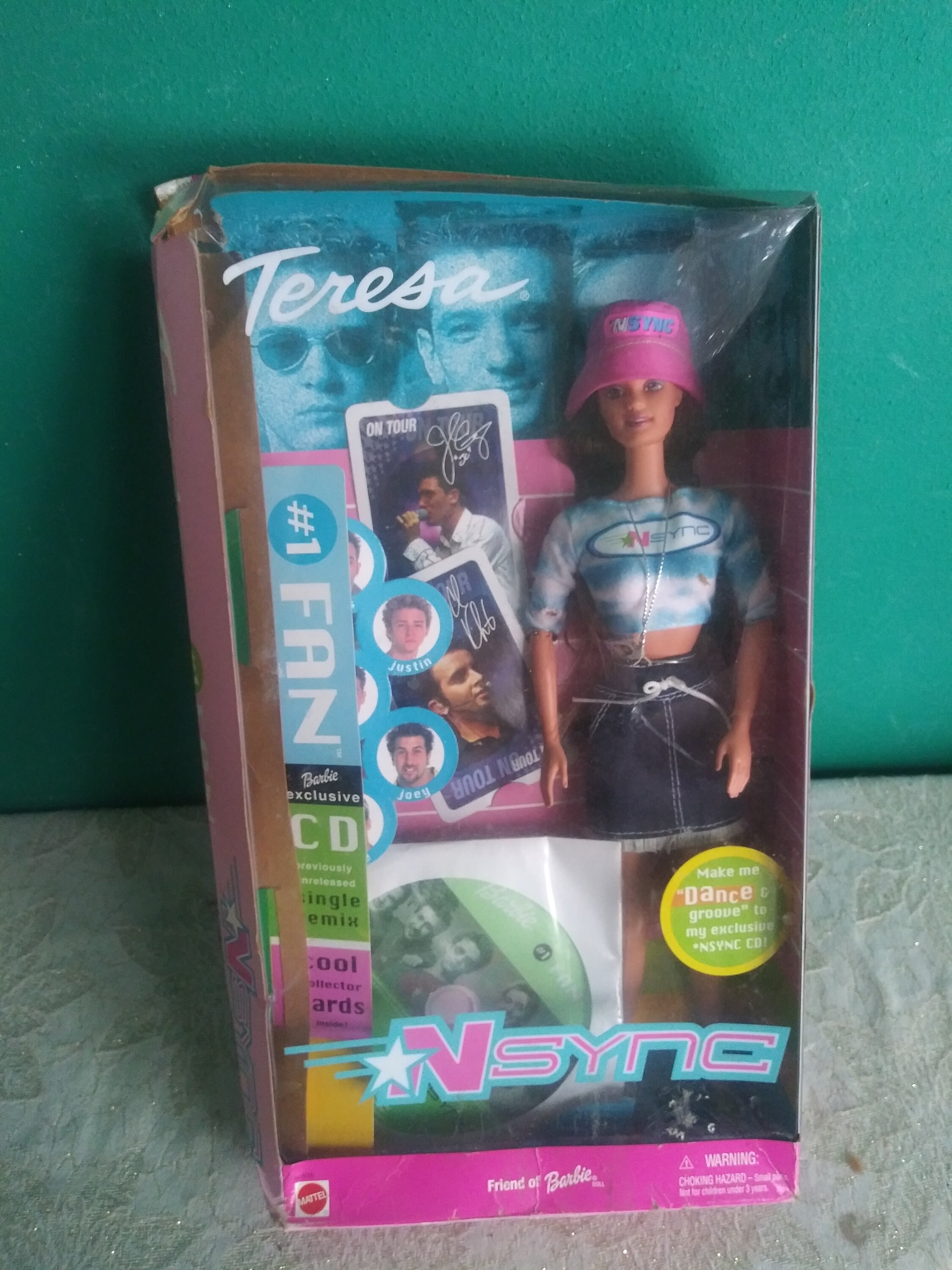 Mattel 2000 Barbie Nsync Teresa Barbie 1 Fan Doll Etsy