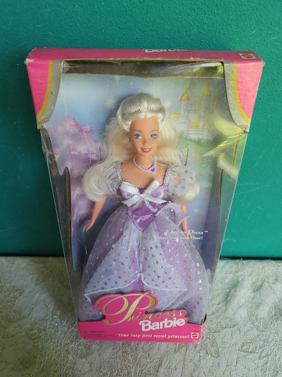 Mattel Barbie Barbie Princess Purple Dress Vintage Princess Barbie Etsy Australia