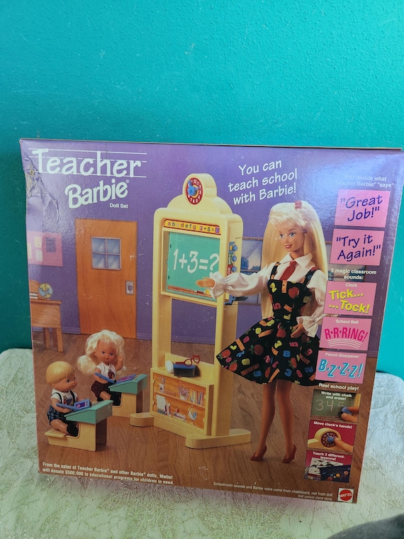 Mattel Vintage Teacher Barbie Doll Vintage Barbie With Two