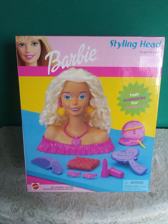 Barbie doll style head sale