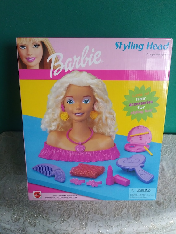 Poupée mattel barbie tête à coiffer blonde MATTEL Pas Cher