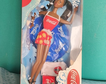 Mattel 1999 African American Coca Cola Splash Barbie Doll