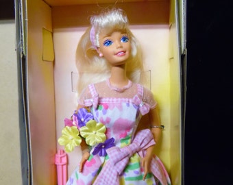 Spring Petals Barbie Doll Blonde Hair