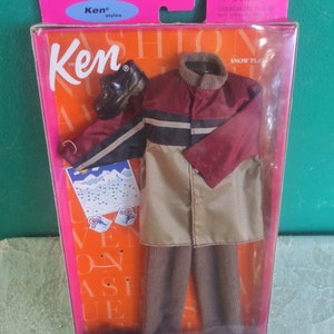 Mattel Vintage Fashion Avenue Vintage Ken Barbie Clothes Snow Play