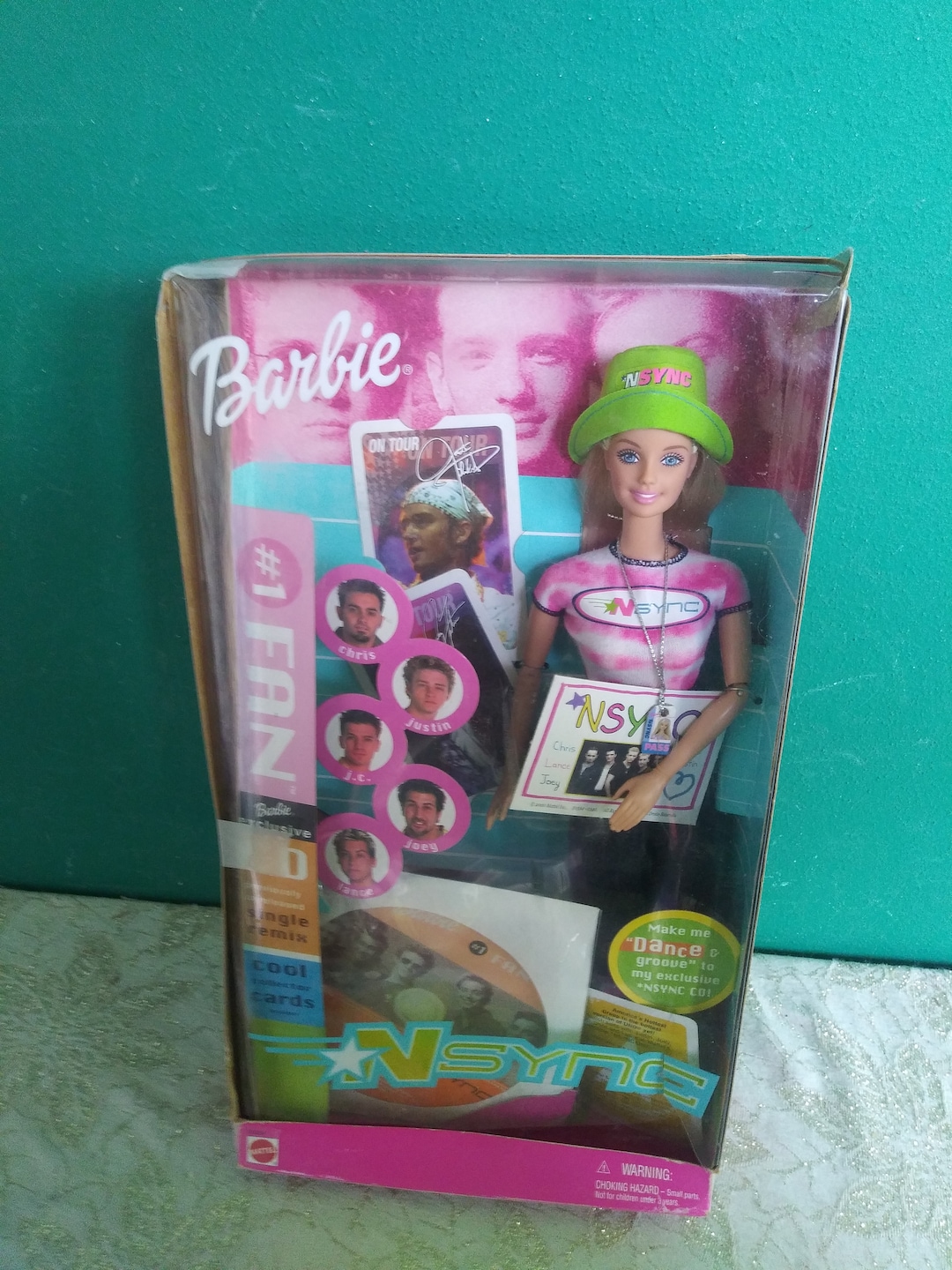 Mattel 2000 Barbie Nsync Barbie 1 Fan Doll Etsy