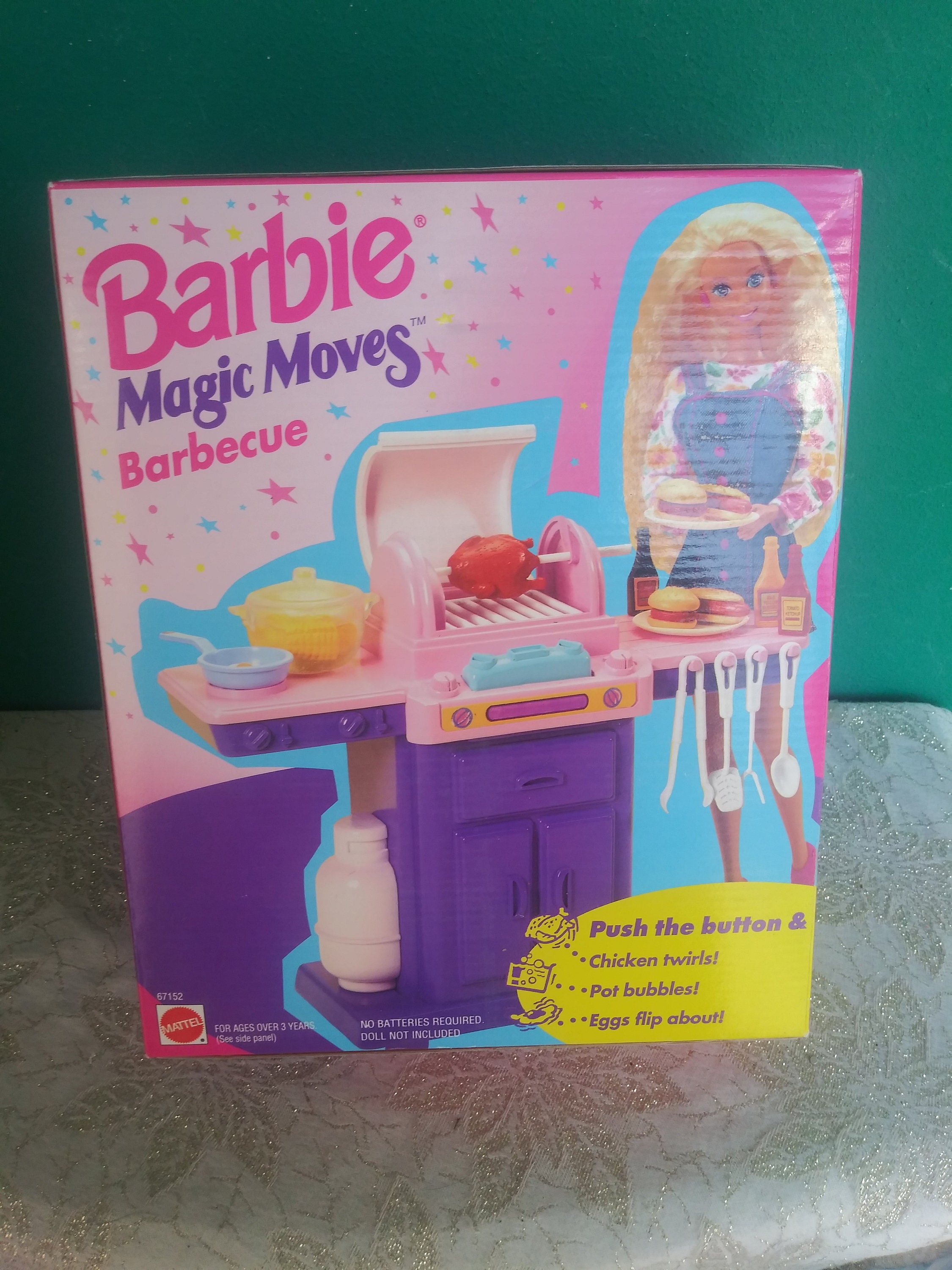 Mattel Barbie Magic Moves Vintage Barbecue Barbie Barbecue Etsy